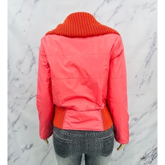 Surrender Ice Road Vintage Winter Ski Jacket Pink & Orange - Picture 3 of 8